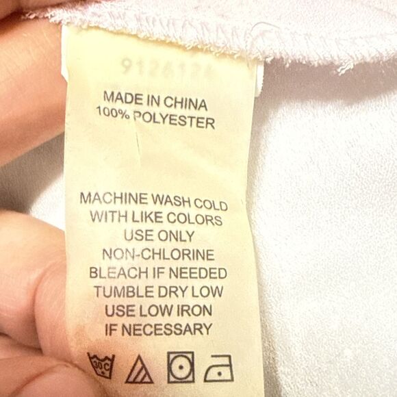 Vince Camuto Pink/black/white Graphic Design Sleeveless Top Size L - Picture 6 of 8